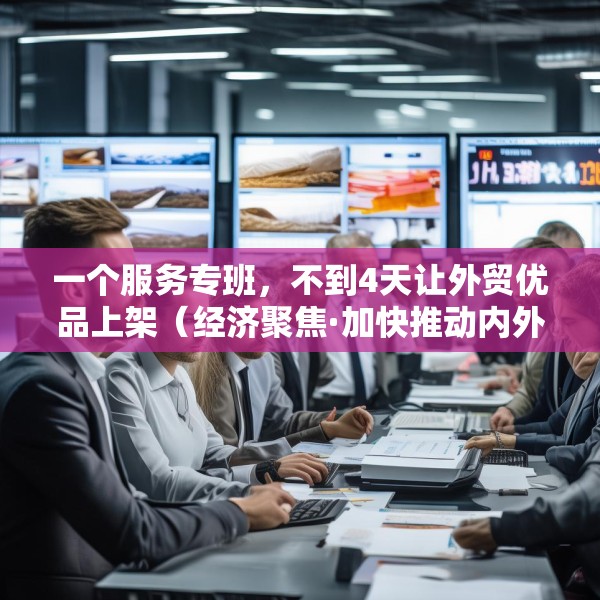 一个服务专班，不到4天让外贸优品上架（经济聚焦·加快推动内外贸一体化）