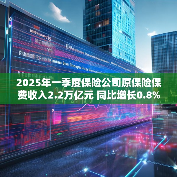 2025年一季度保险公司原保险保费收入2.2万亿元 同比增长0.8%
