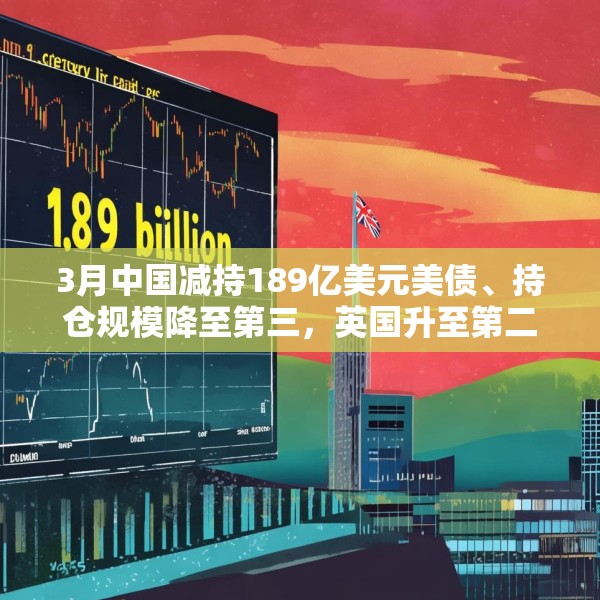 3月中国减持189亿美元美债、持仓规模降至第三，英国升至第二