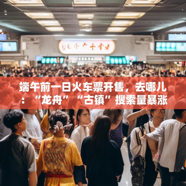 端午前一日火车票开售，去哪儿：“龙舟”“古镇”搜索量暴涨近两倍