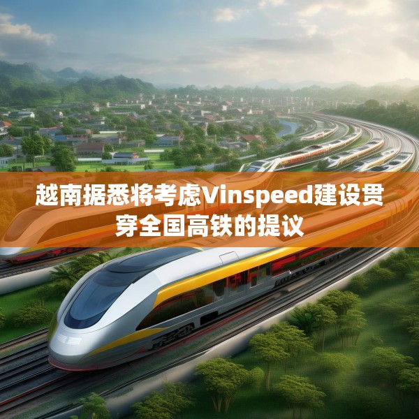 越南据悉将考虑Vinspeed建设贯穿全国高铁的提议