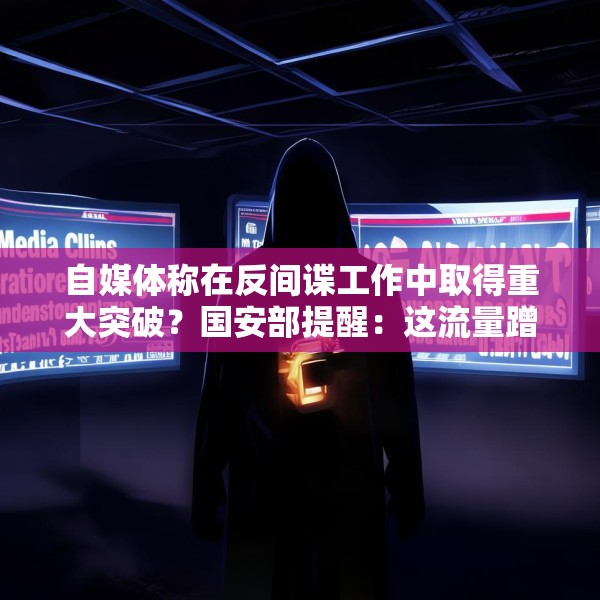 自媒体称在反间谍工作中取得重大突破？国安部提醒：这流量蹭不得