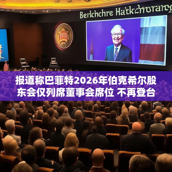 报道称巴菲特2026年伯克希尔股东会仅列席董事会席位 不再登台演讲