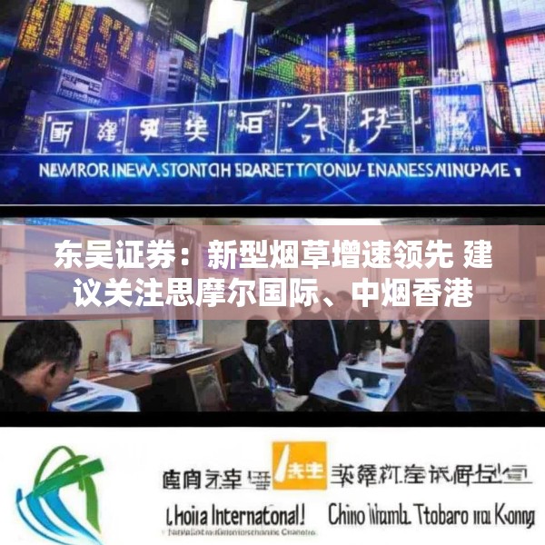 东吴证券：新型烟草增速领先 建议关注思摩尔国际、中烟香港