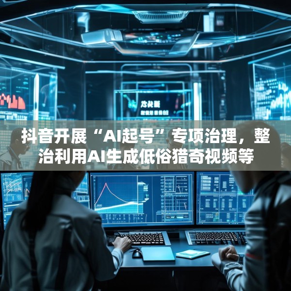 抖音开展“AI起号”专项治理，整治利用AI生成低俗猎奇视频等