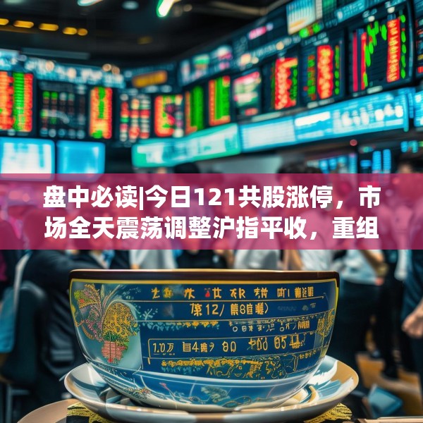 盘中必读|今日121共股涨停，市场全天震荡调整沪指平收，重组概念掀涨停潮