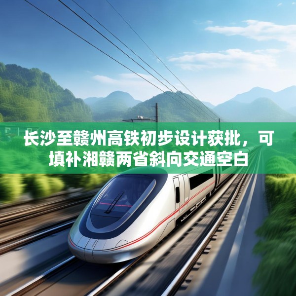 长沙至赣州高铁初步设计获批，可填补湘赣两省斜向交通空白