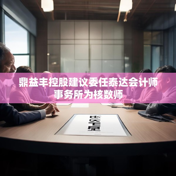 鼎益丰控股建议委任泰达会计师事务所为核数师