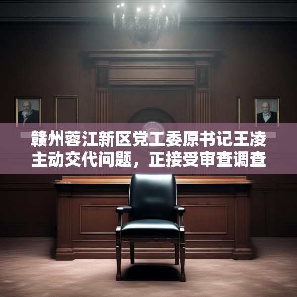 赣州蓉江新区党工委原书记王凌主动交代问题，正接受审查调查