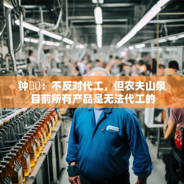 钟睒睒：不反对代工，但农夫山泉目前所有产品是无法代工的