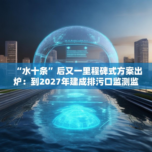 “水十条”后又一里程碑式方案出炉：到2027年建成排污口监测监管体系