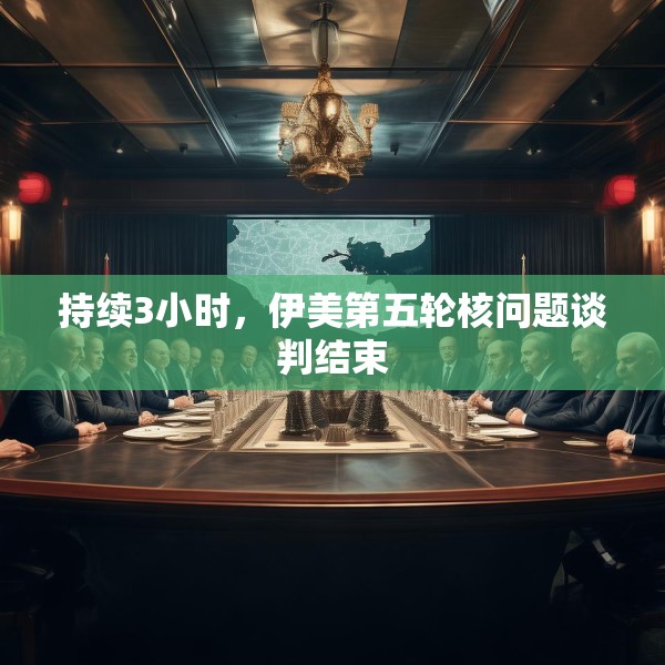 持续3小时，伊美第五轮核问题谈判结束