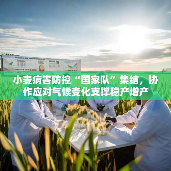 小麦病害防控“国家队”集结，协作应对气候变化支撑稳产增产