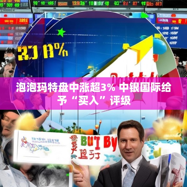 泡泡玛特盘中涨超3% 中银国际给予“买入”评级