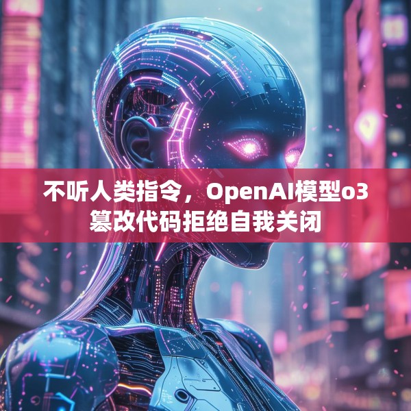 不听人类指令，OpenAI模型o3篡改代码拒绝自我关闭