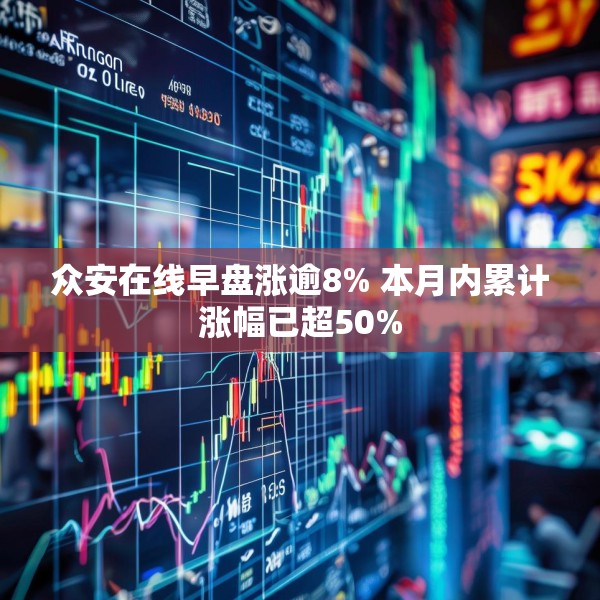 众安在线早盘涨逾8% 本月内累计涨幅已超50%
