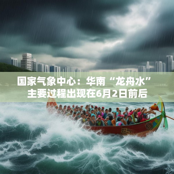 国家气象中心：华南“龙舟水” 主要过程出现在6月2日前后