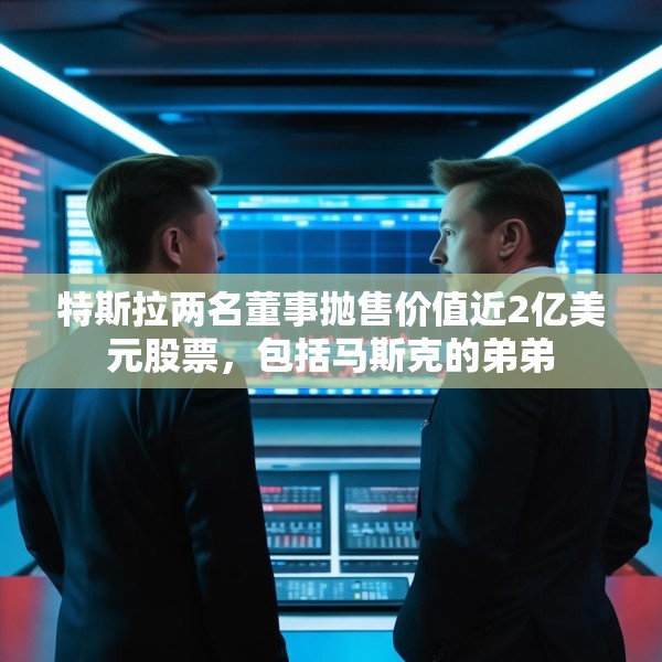 特斯拉两名董事抛售价值近2亿美元股票，包括马斯克的弟弟