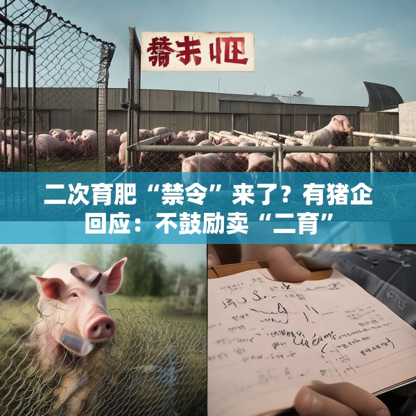 二次育肥“禁令”来了？有猪企回应：不鼓励卖“二育”