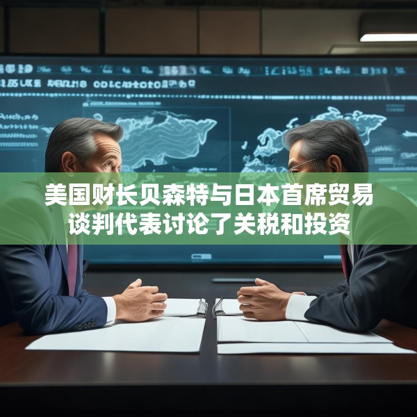 美国财长贝森特与日本首席贸易谈判代表讨论了关税和投资