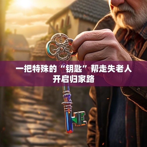 一把特殊的“钥匙”帮走失老人开启归家路