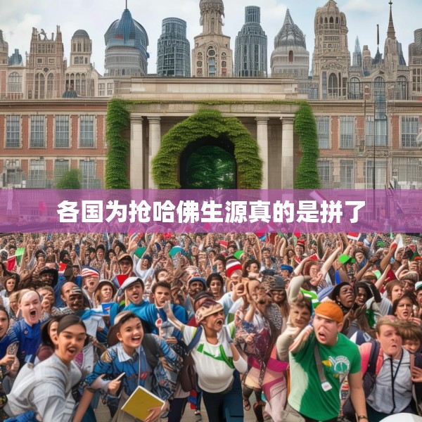 各国为抢哈佛生源真的是拼了