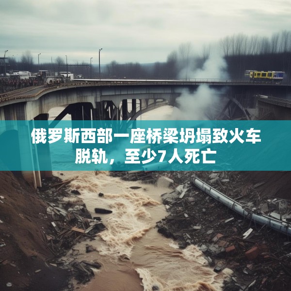 俄罗斯西部一座桥梁坍塌致火车脱轨，至少7人死亡