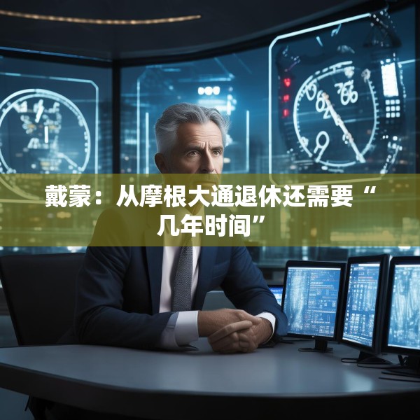 戴蒙：从摩根大通退休还需要“几年时间”