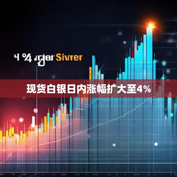 现货白银日内涨幅扩大至4%
