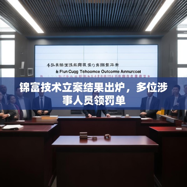 锦富技术立案结果出炉，多位涉事人员领罚单