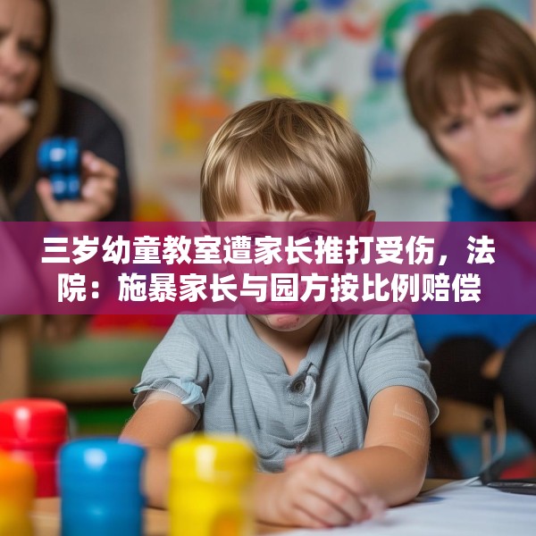 三岁幼童教室遭家长推打受伤，法院：施暴家长与园方按比例赔偿