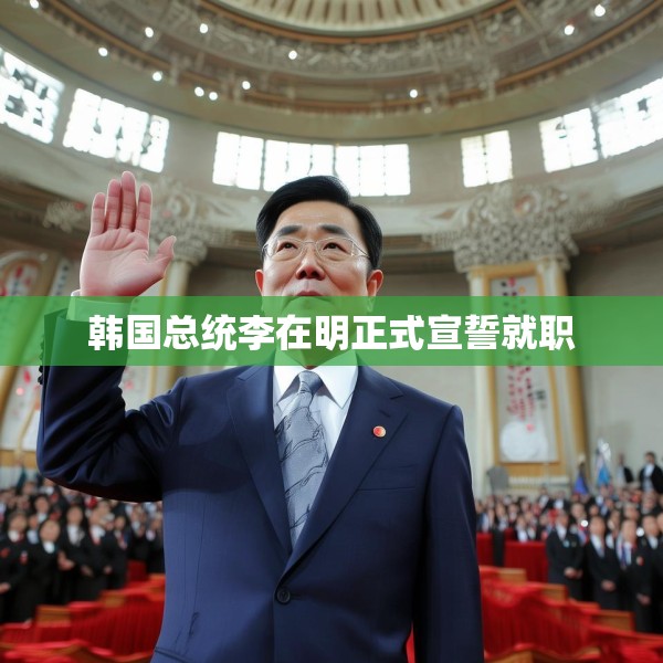 韩国总统李在明正式宣誓就职
