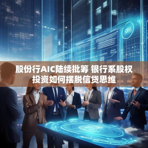 股份行AIC陆续批筹 银行系股权投资如何摆脱信贷思维