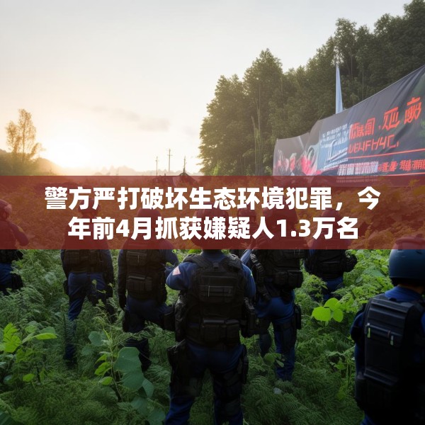 警方严打破坏生态环境犯罪，今年前4月抓获嫌疑人1.3万名