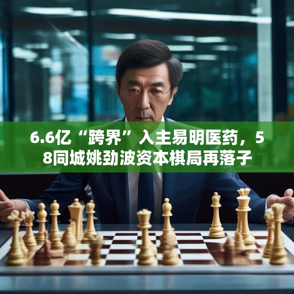 6.6亿“跨界”入主易明医药，58同城姚劲波资本棋局再落子