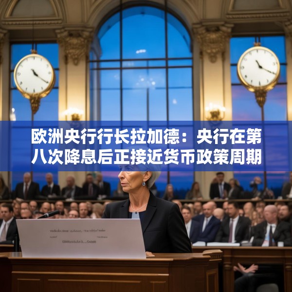 欧洲央行行长拉加德：央行在第八次降息后正接近货币政策周期尾声