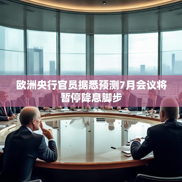 欧洲央行官员据悉预测7月会议将暂停降息脚步