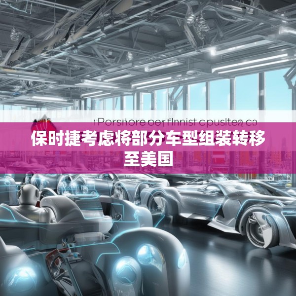 保时捷考虑将部分车型组装转移至美国