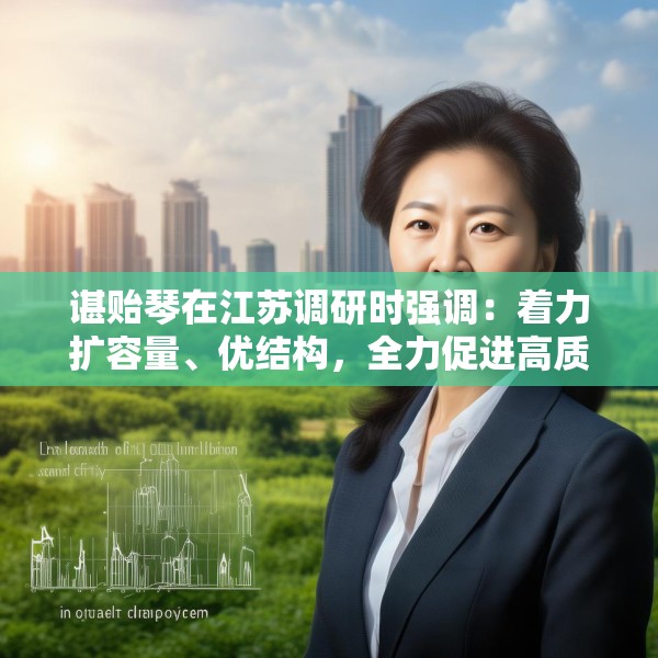 谌贻琴在江苏调研时强调：着力扩容量、优结构，全力促进高质量充分就业
