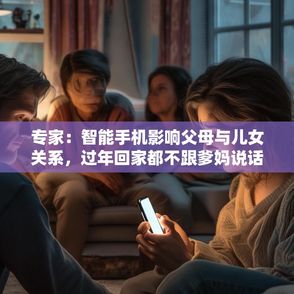 专家：智能手机影响父母与儿女关系，过年回家都不跟爹妈说话