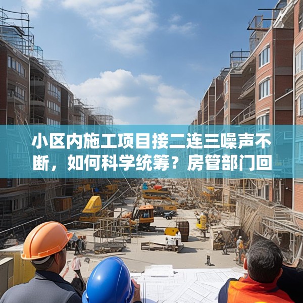 小区内施工项目接二连三噪声不断，如何科学统筹？房管部门回应