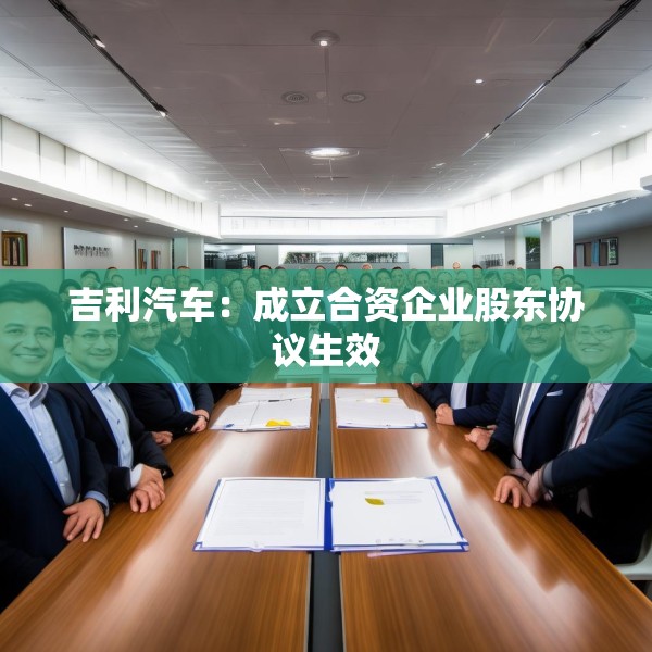 吉利汽车：成立合资企业股东协议生效
