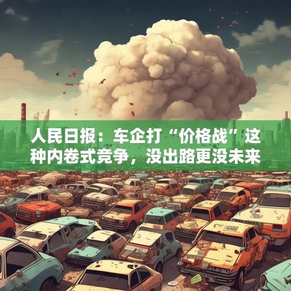 人民日报：车企打“价格战”这种内卷式竞争，没出路更没未来