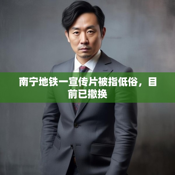 南宁地铁一宣传片被指低俗，目前已撤换