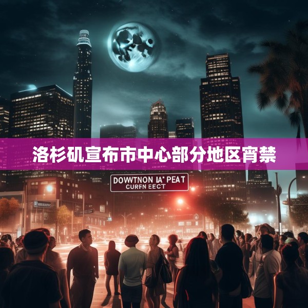 洛杉矶宣布市中心部分地区宵禁
