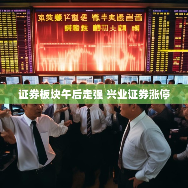 证券板块午后走强 兴业证券涨停