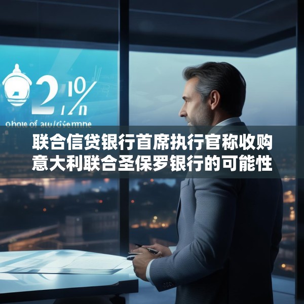 联合信贷银行首席执行官称收购意大利联合圣保罗银行的可能性不超过20%
