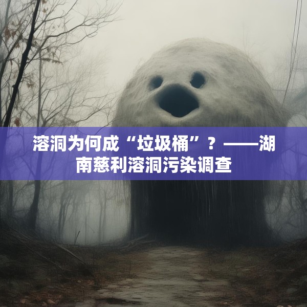 溶洞为何成“垃圾桶”？——湖南慈利溶洞污染调查