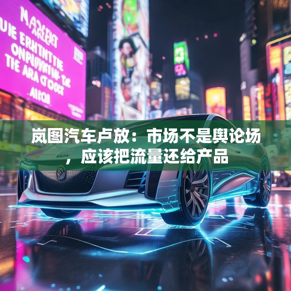 岚图汽车卢放：市场不是舆论场，应该把流量还给产品