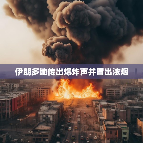 伊朗多地传出爆炸声并冒出浓烟